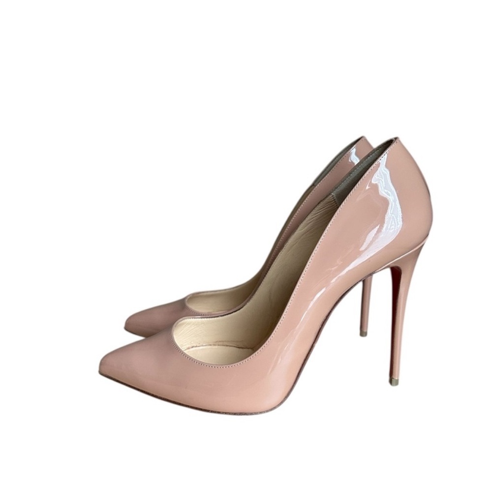 Christian Louboutin Pigalle Follies
100mm Nude patent RETAIL 945 - Picture 4 of 9